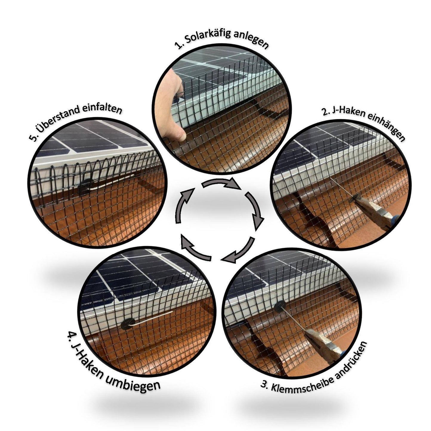 Solarkäfig 25cm x 30 Meter VERZINKT