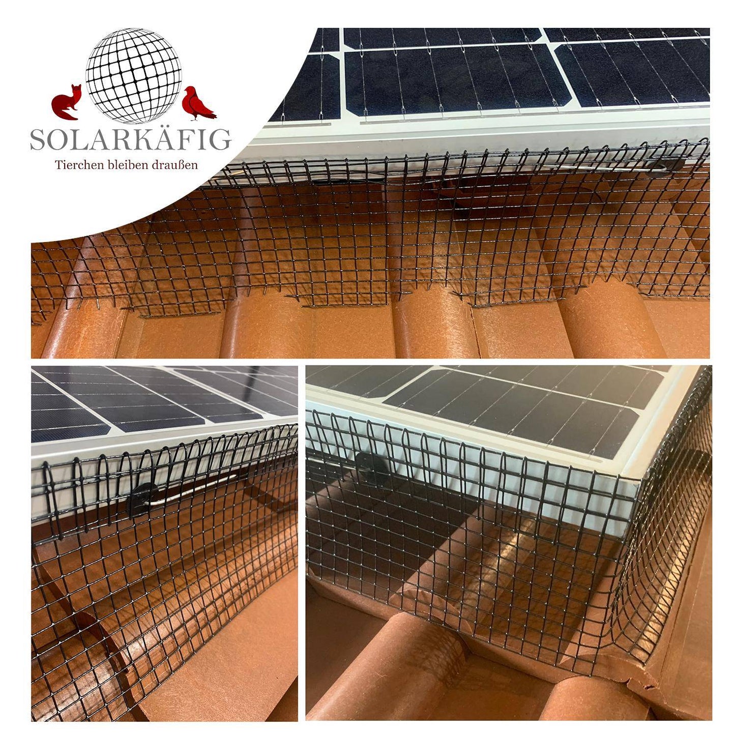 Solarkäfig 25cm x 30 Meter VERZINKT