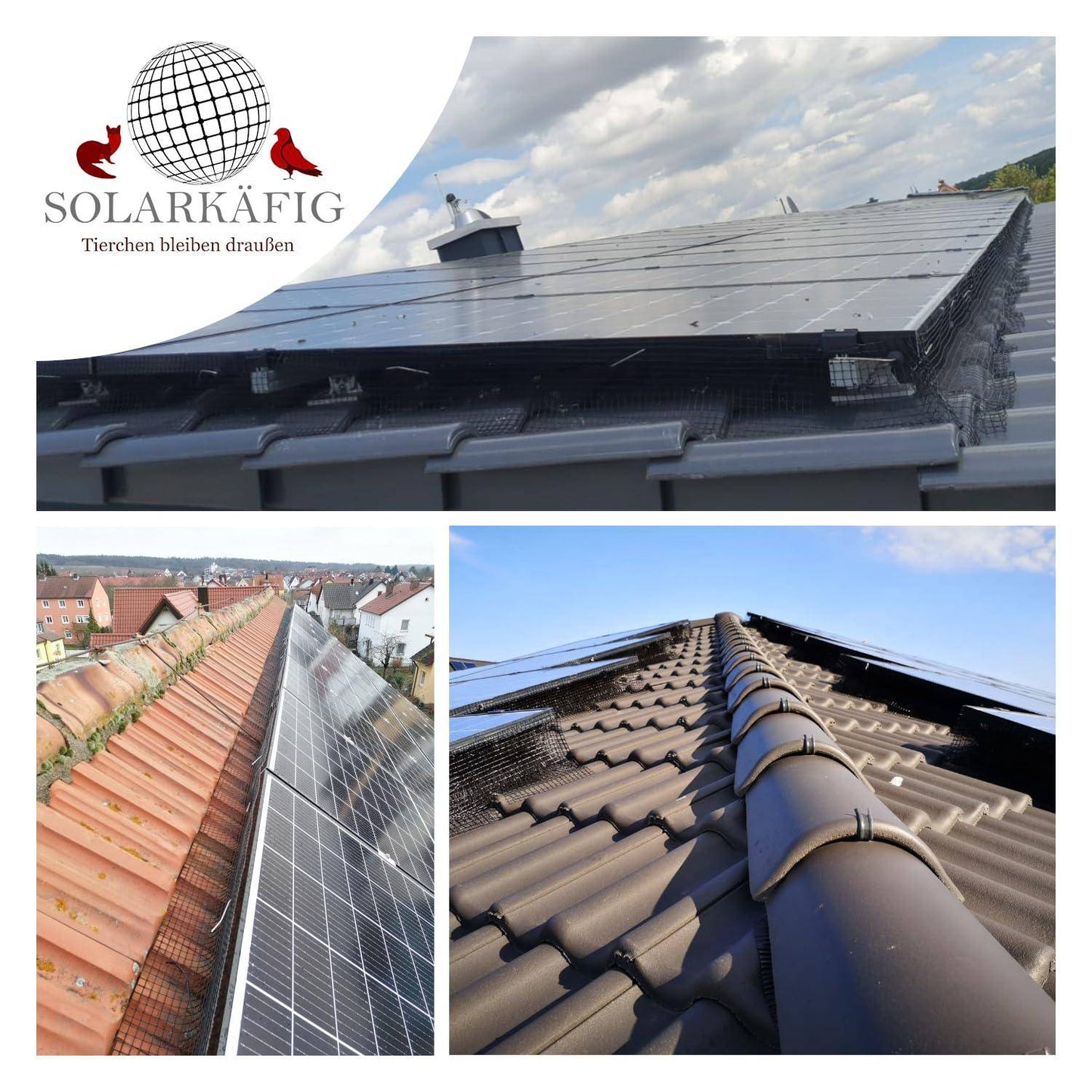 Solarkäfig 20cm x 5 Meter VERZINKT