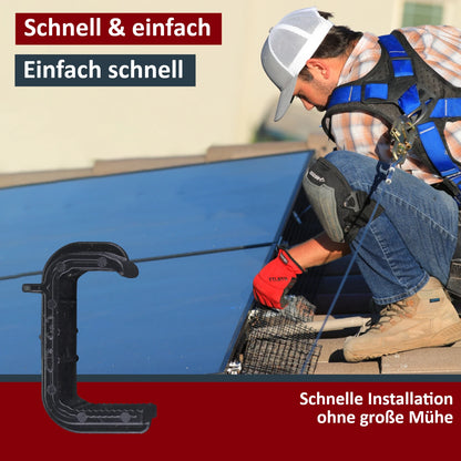 Solarkäfig C-Klemme 30mm - 12 Stück